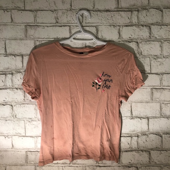 Blush T-Shirt “Love Yourself” - Picture 1 of 1